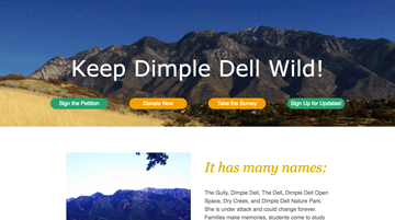 Keep dimple dell wild