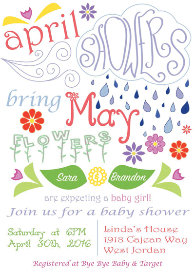 baby shower invitation